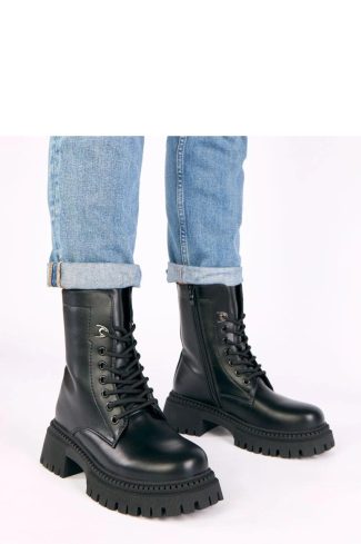 1104606 Black Bootie in Women`s Ankle Boots & Booties with Fabric, Footbed, Upper Height and Platform Height