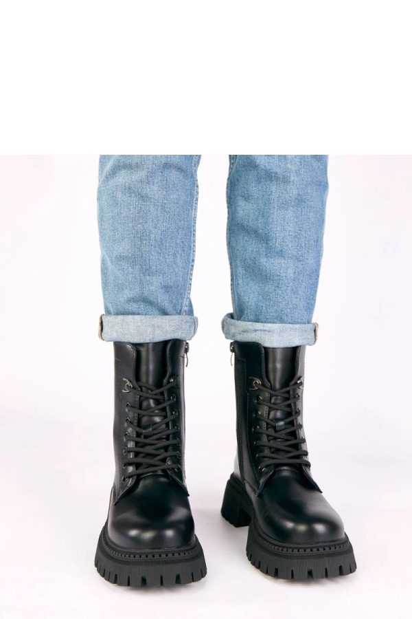 Black Bootie in Women`s Ankle Boots & Booties with Fabric, Footbed, Upper Height and Platform Height