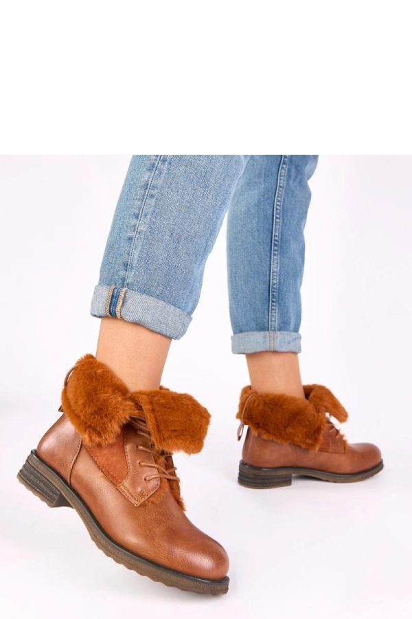 Brown Boots.Fabric, Warmers, Footbed, Upper Height and Heel Height
