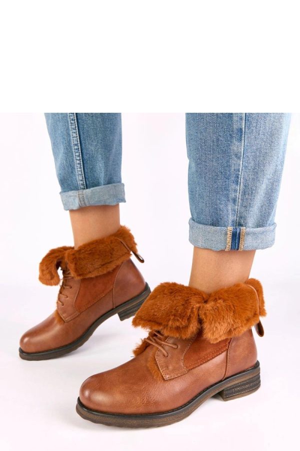 Brown Boots.Fabric, Warmers, Footbed, Upper Height and Heel Height