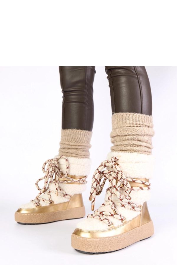 Yellow Snow Boots in Women`s Ankle Boots & Booties with Fabric, Warmers, Footbed, Upper Height and Platform Height