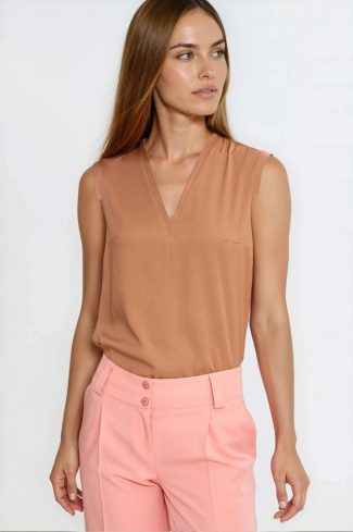 brown Blouse model 221720 Nife
