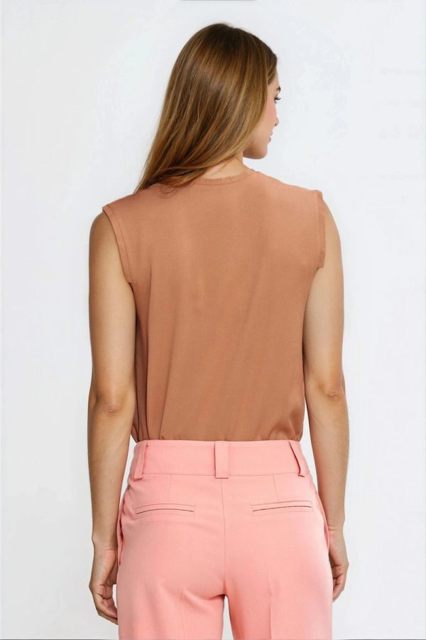 brown Blouse model 221720 Nife