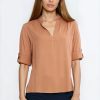 brown Blouse model 221721 Nife