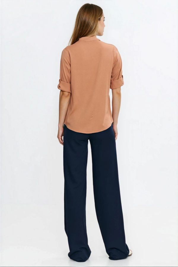 brown Blouse model 221721 Nife