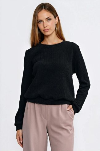 black Sweatshirt model 221724 Nife