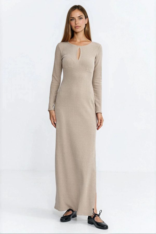 beige Daydress model 221725 Nife