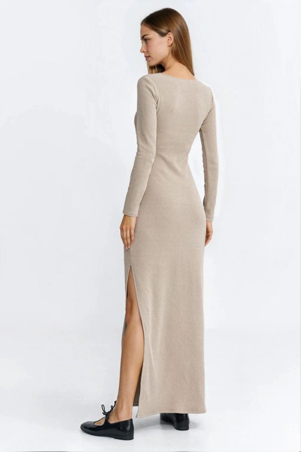 beige Daydress model 221725 Nife