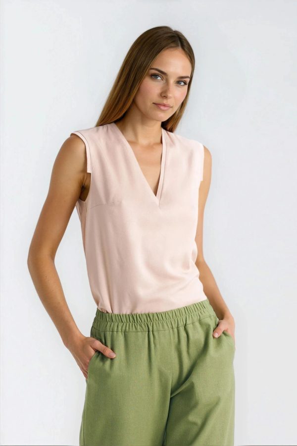 beige Blouse model 221727 Nife