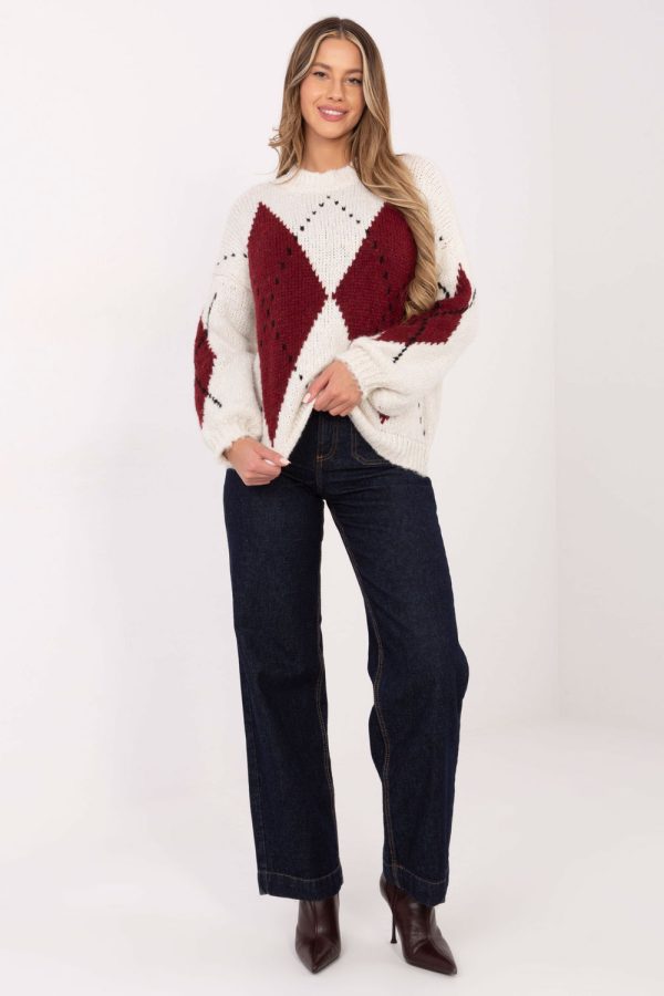 beige Jumper model 221751 Italy Moda