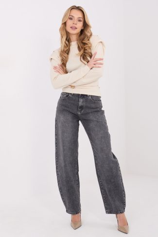 Beige Blouse in Women`s Blouses, Tunics with Polyester and Viscose