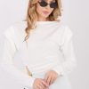 Beige Blouse in Women`s Blouses, Tunics with Polyester and Viscose