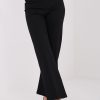 1105038 Black Women Trousers in Pants, Trousers, Shorts with Spandex, Nylon and Viscose