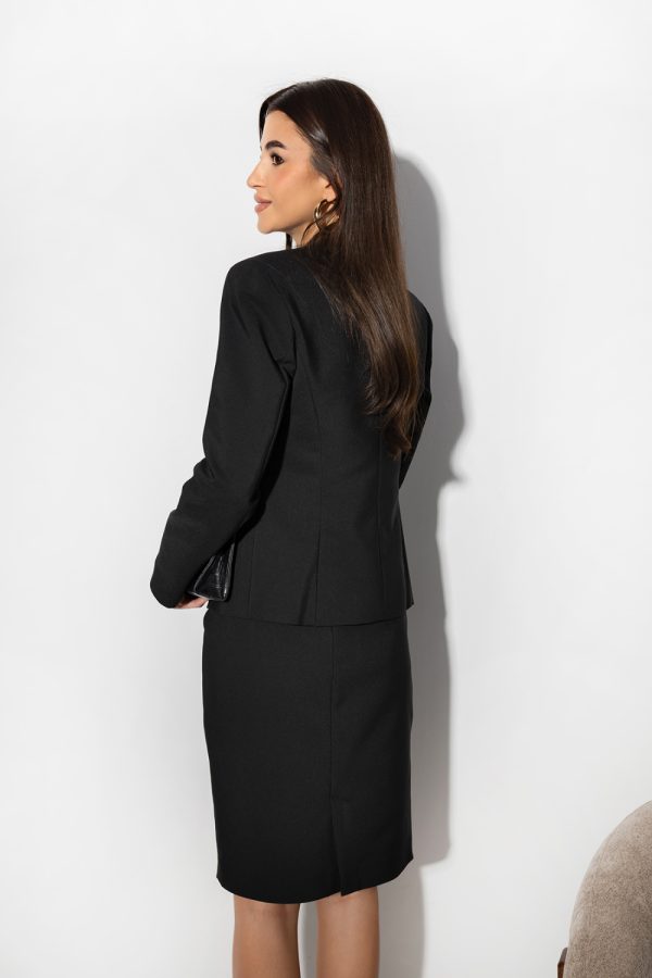 Black Skirt in Skirts with Cotton, Spandex and Nylon