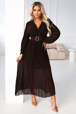Brown Cocktail Dress in Formal Dresses, Cocktail Dresses with Spandex and Polyester