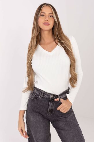 Beige Blouse in Women`s Blouses, Tunics with Cotton and Spandex
