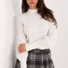 Beige Blouse in Women`s Blouses, Tunics with Cotton and Spandex