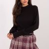 Black Blouse in Women`s Blouses, Tunics with Cotton and Spandex