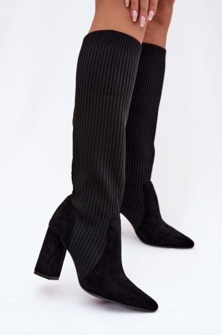 black Heel boots model 221897 Step in style
