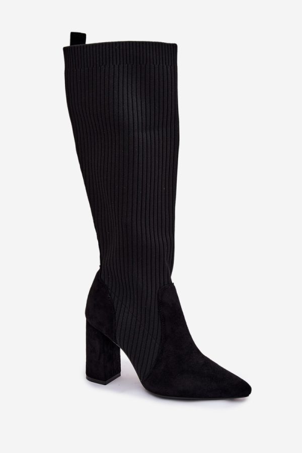black Heel boots model 221897 Step in style