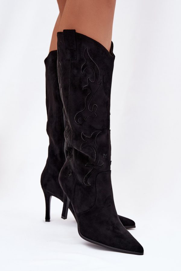 black Heel boots model 221906 Step in style