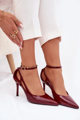 1105503 red High heels model 221910 Step in style