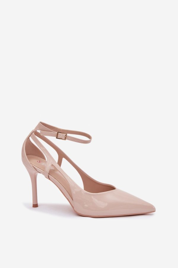 beige High heels model 221911 Step in style