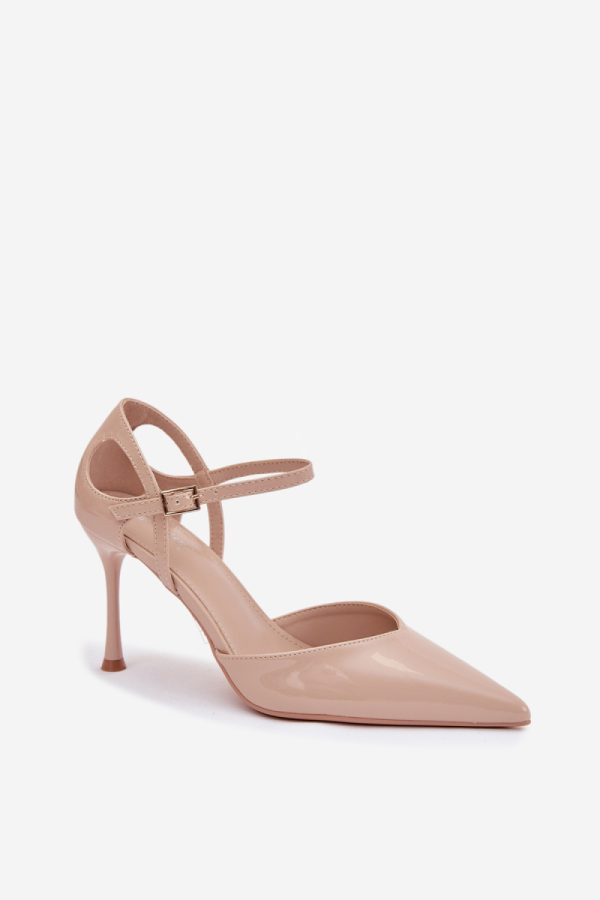 beige High heels model 221916 Step in style