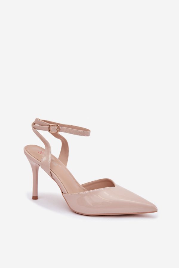 beige High heels model 221924 Step in style
