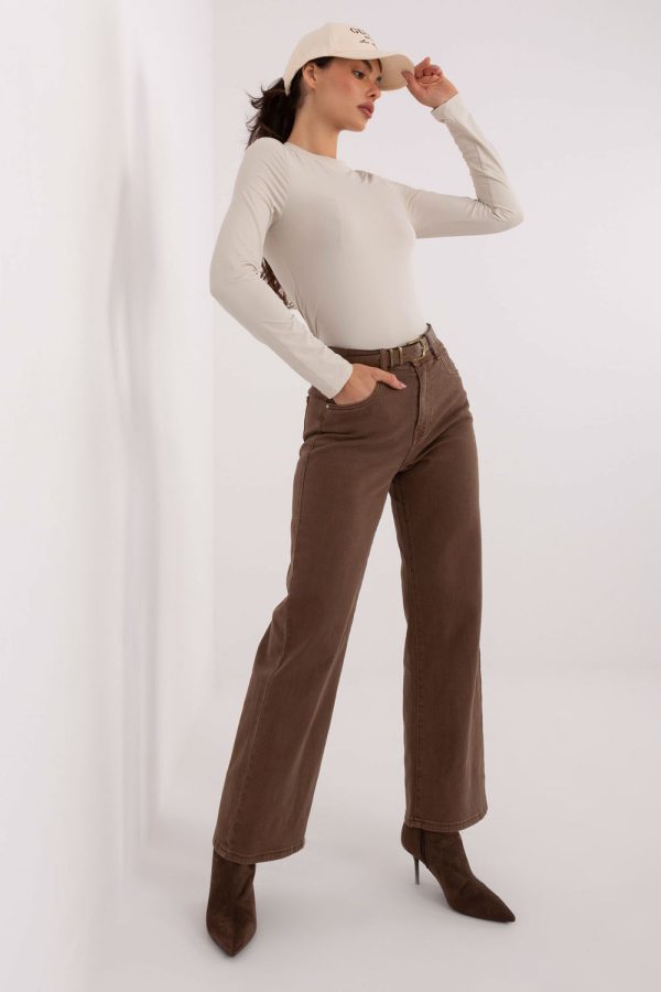 Beige Blouse in Women`s Blouses, Tunics with Spandex and Polyamide