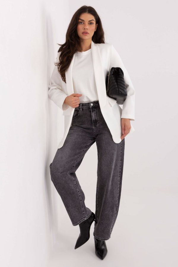 Beige Jacket in Jackets, Vests For Women with Polyester and Viscose