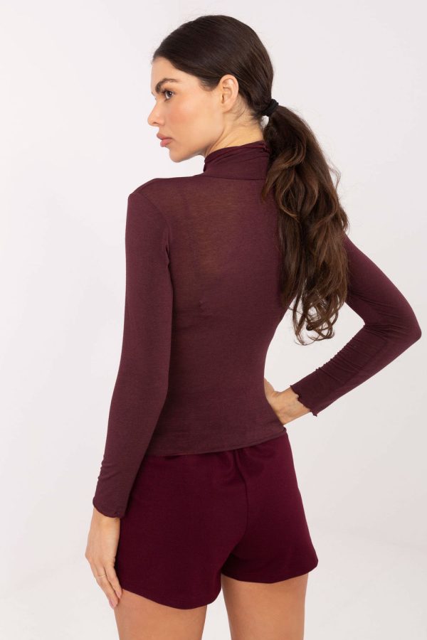 Red Blouse in Women`s Blouses, Tunics with Spandex, Cashmere, Nylon and Viscose