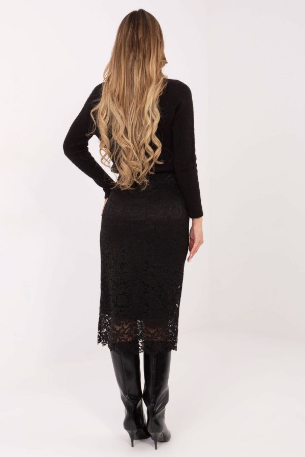 Black Skirt in Skirts with Polyester and Viscose