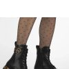 Black Boots in Women`s Ankle Boots & Booties with Fabric, Footbed, Upper Height and Heel Height