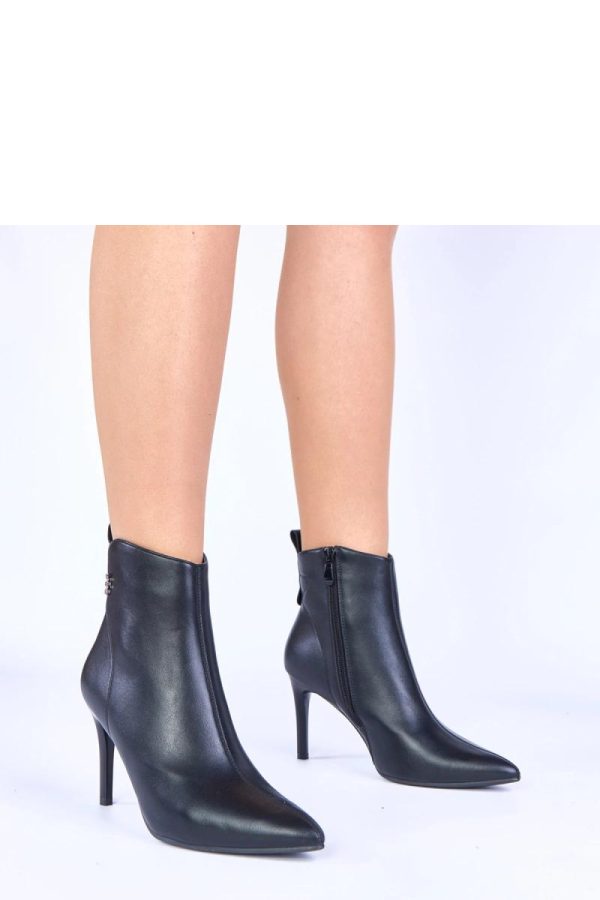 Black Boots....Fabric, Footbed, Upper Height and Heel Height