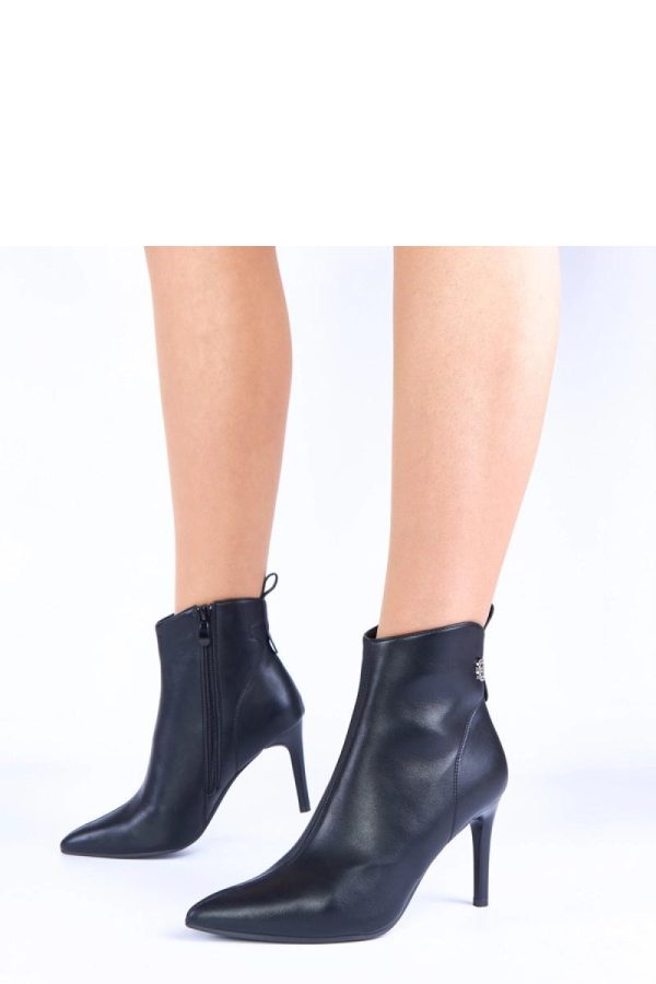 Black Boots....Fabric, Footbed, Upper Height and Heel Height