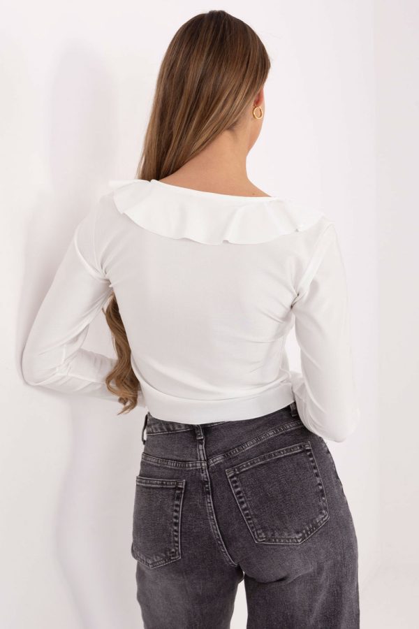 Beige Blouse in Women`s Blouses, Tunics with Polyester and Viscose