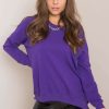 Violet Sweatshirt in Sweatshirts For Women with Cotton and Spandex
