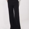 Black Women's Pants in Pants, Trousers, Shorts with Spandex, Nylon and Viscose