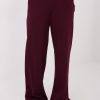 Red Women's Pants in Pants, Trousers, Shorts with Spandex, Nylon and Viscose