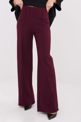 Red Women's Pants in Pants, Trousers, Shorts with Spandex, Nylon and Viscose