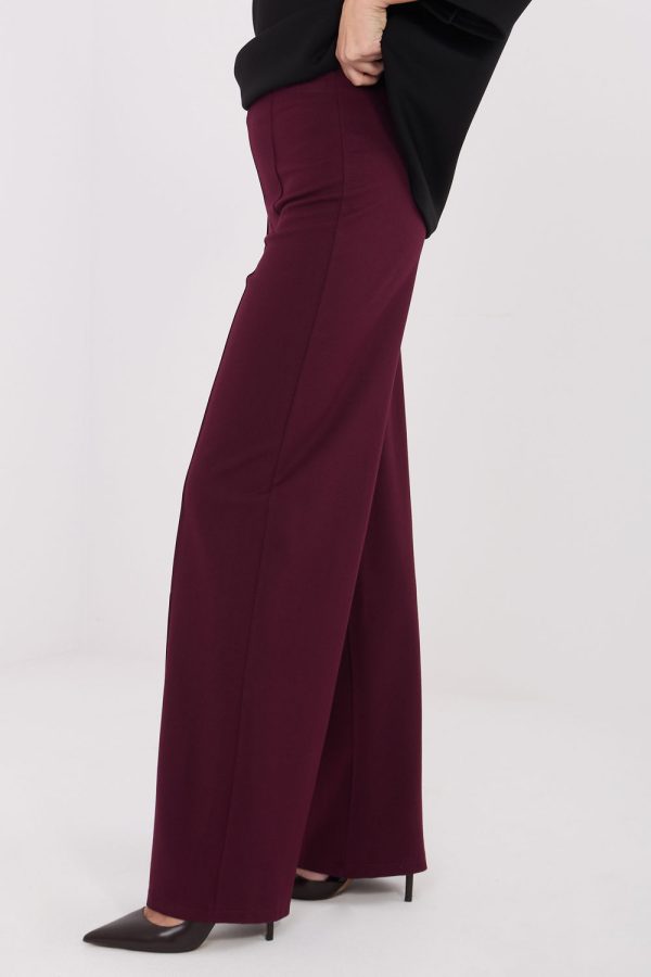 Red Women's Pants in Pants, Trousers, Shorts with Spandex, Nylon and Viscose