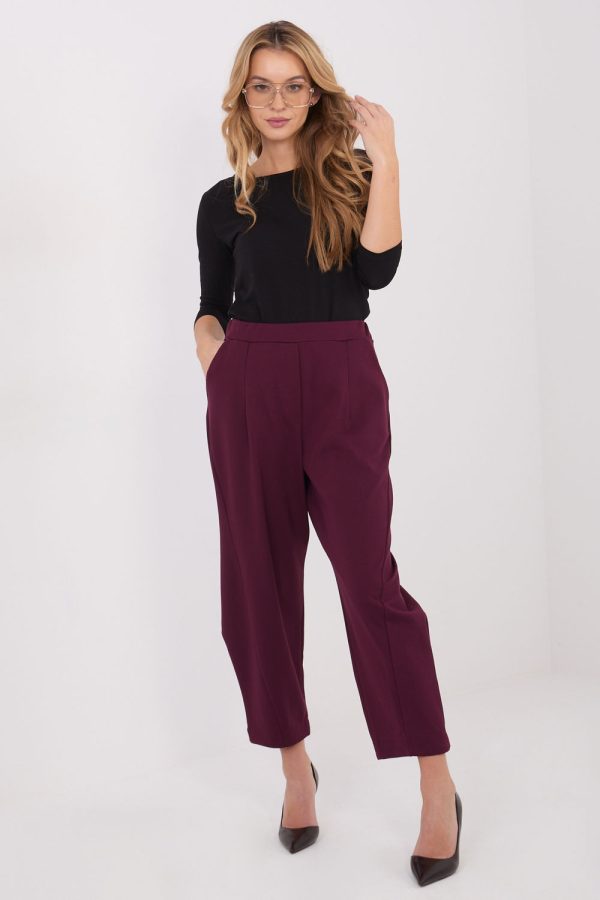 red Women trousers model 222245 Rue Paris