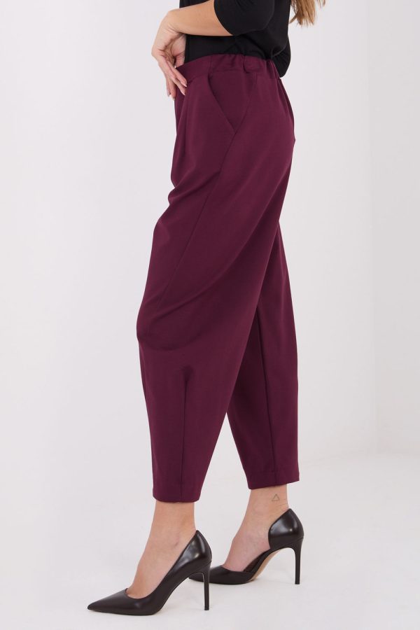 red Women trousers model 222245 Rue Paris