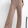 Beige Tracksuit Trousers in Pants, Trousers, Shorts with Spandex and Viscose