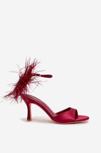 red Heel sandals model 222267 Step in style