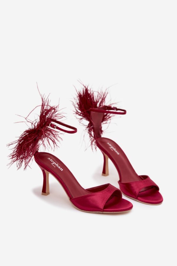 red Heel sandals model 222267 Step in style