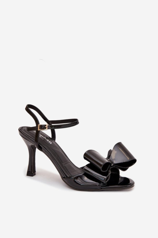 black Heel sandals model 222270 Step in style
