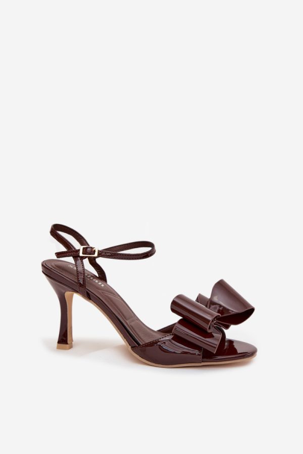 brown Heel sandals model 222271 Step in style