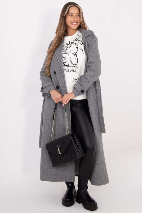 White Sweatshirt in Sweatshirts For Women with Cotton and Polyester